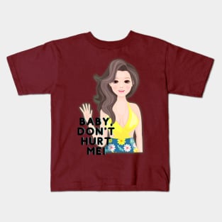 Adorable woman. Kids T-Shirt